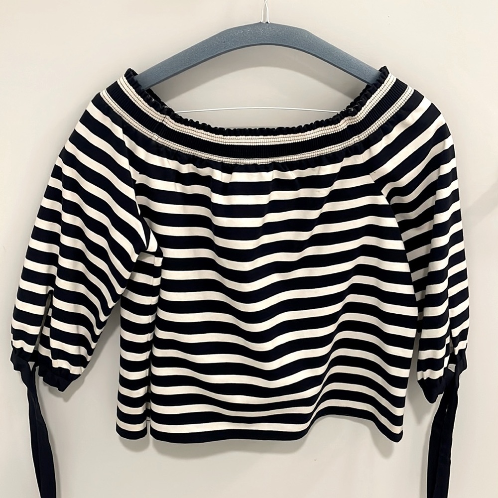 J. Crew M Off the shoulder top